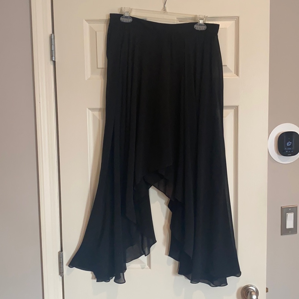Zara Black Flowy Pants Size L